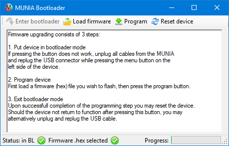 Bootloader window